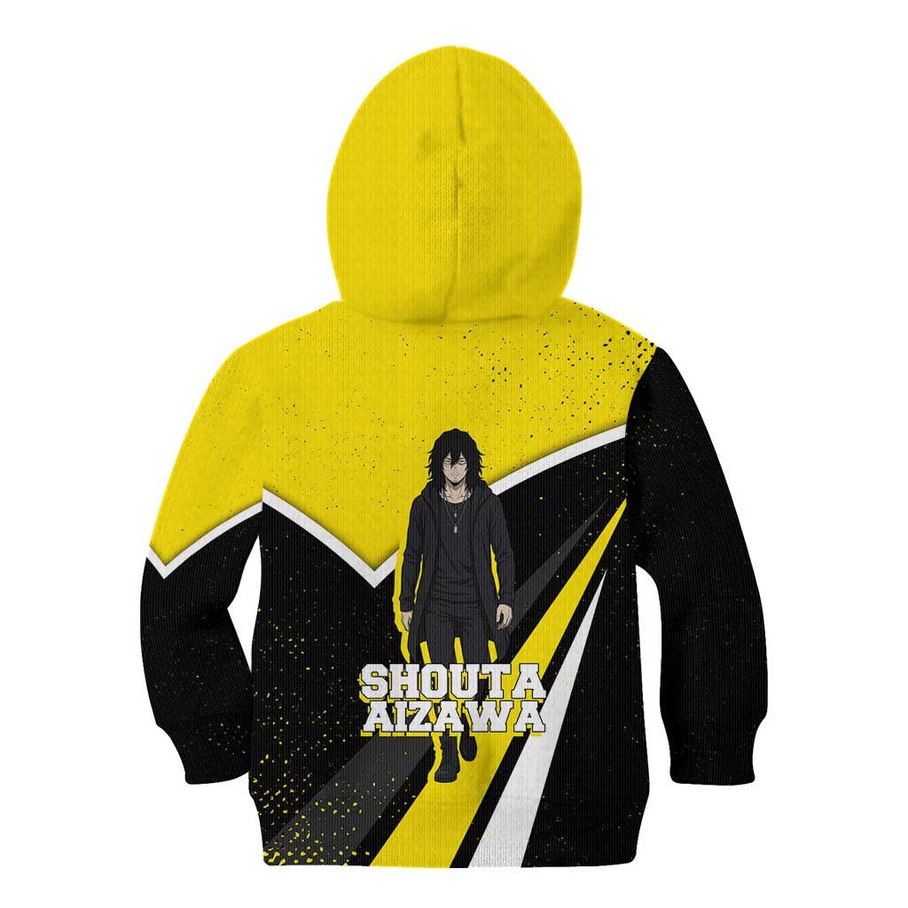 Shouta Aizawa My Hero Academia Kid Hoodie Anime Grunge Splatter Graphic Style