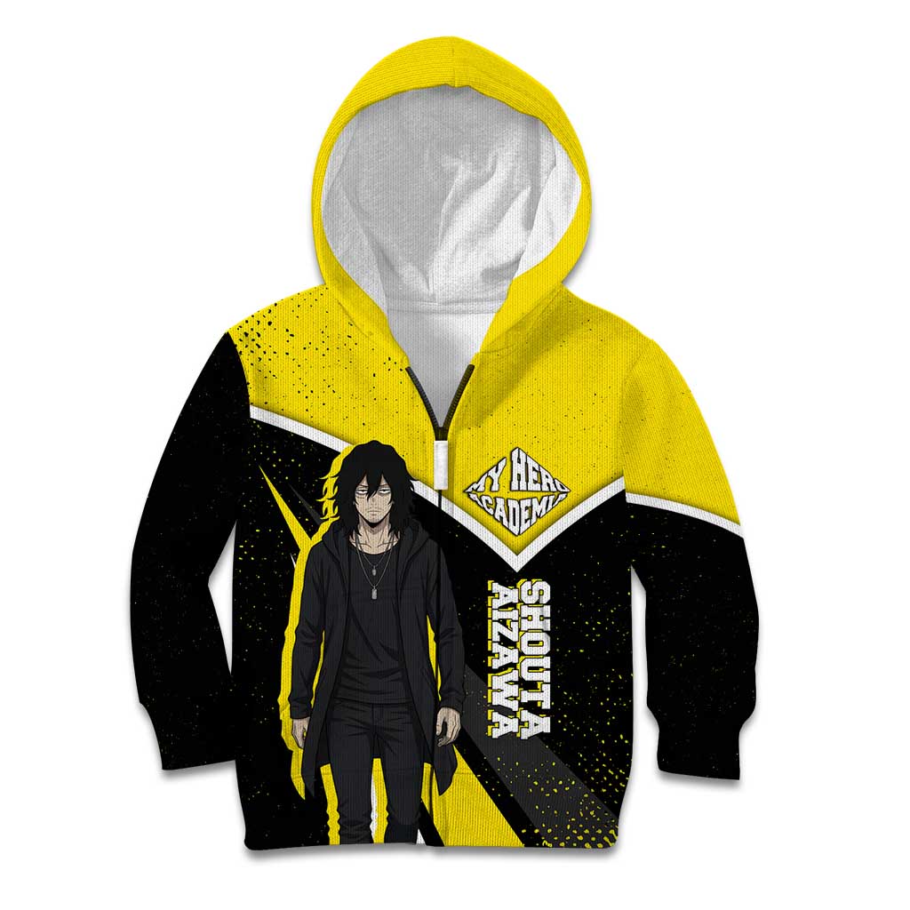 Shouta Aizawa My Hero Academia Kid Hoodie Anime Grunge Splatter Graphic Style