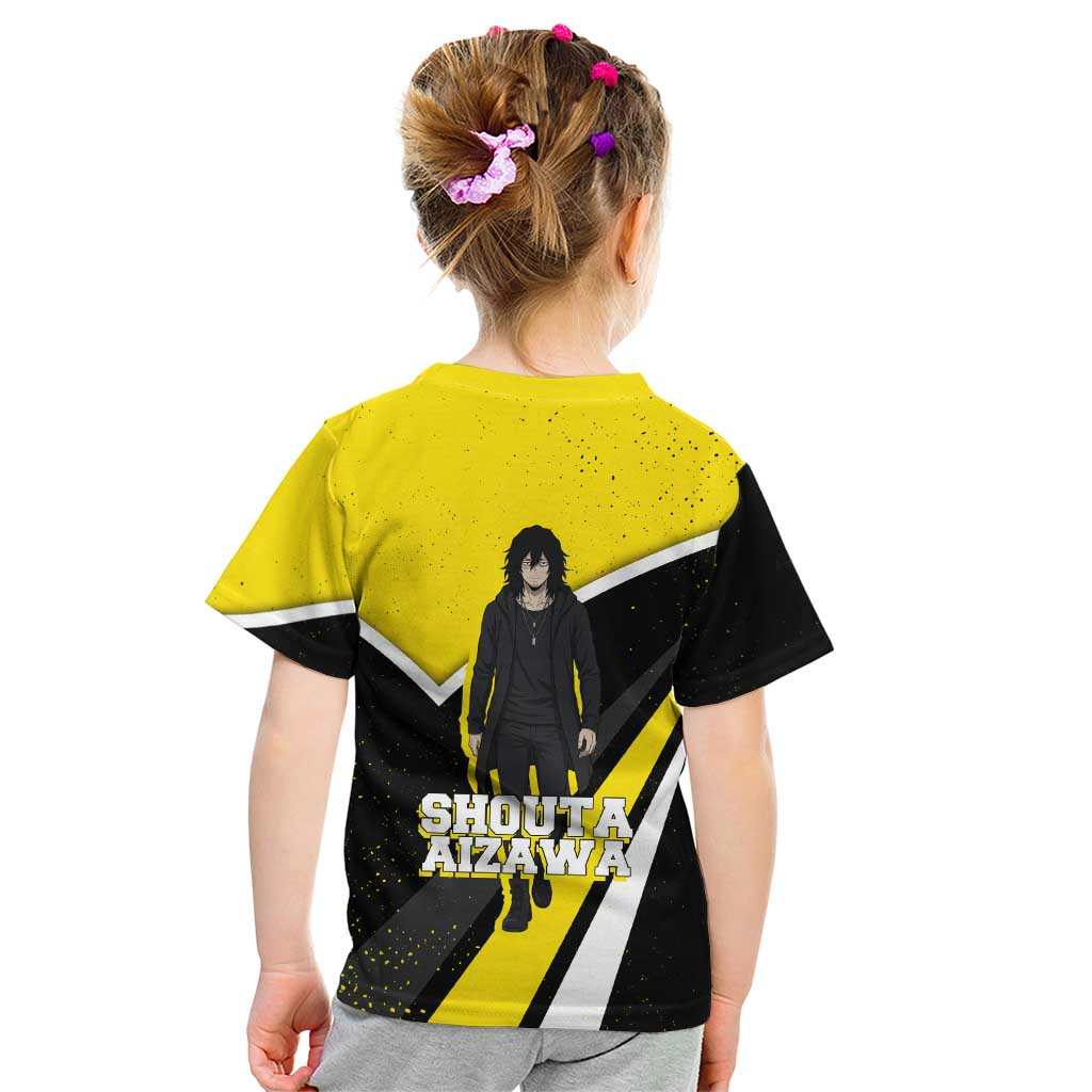 Shouta Aizawa My Hero Academia Kid T Shirt Anime Grunge Splatter Graphic Style