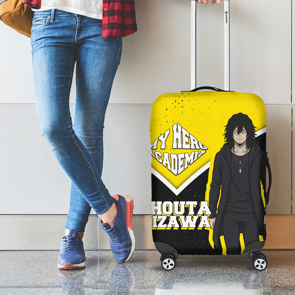 Shouta Aizawa My Hero Academia Luggage Cover Anime Grunge Splatter Graphic Style