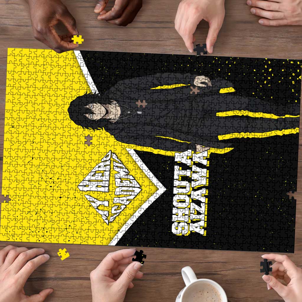 Shouta Aizawa My Hero Academia Puzzle Anime Grunge Splatter Graphic Style