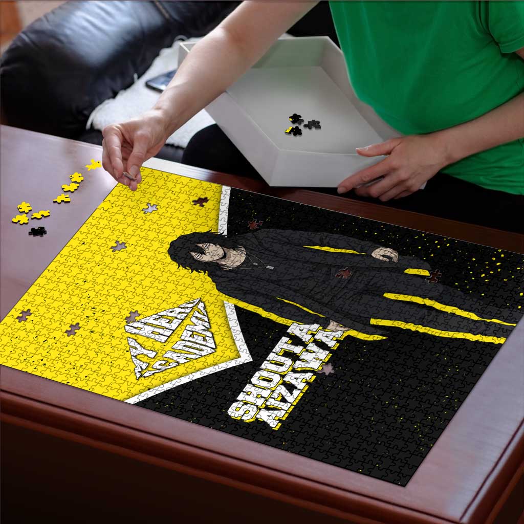 Shouta Aizawa My Hero Academia Puzzle Anime Grunge Splatter Graphic Style