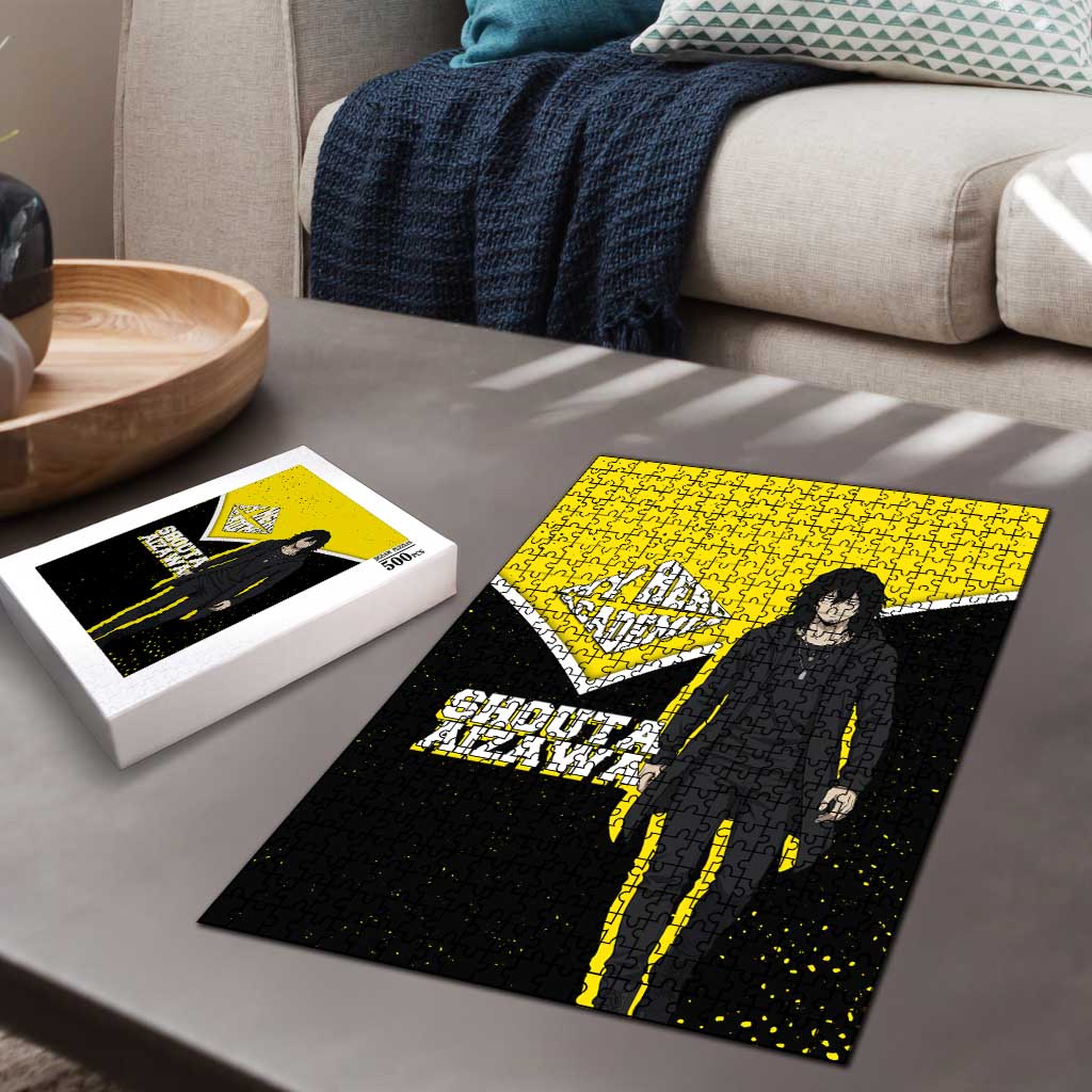Shouta Aizawa My Hero Academia Puzzle Anime Grunge Splatter Graphic Style