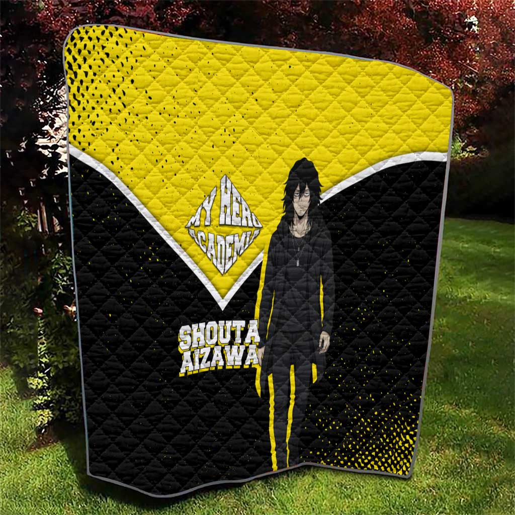 Shouta Aizawa My Hero Academia Quilt Anime Grunge Splatter Graphic Style