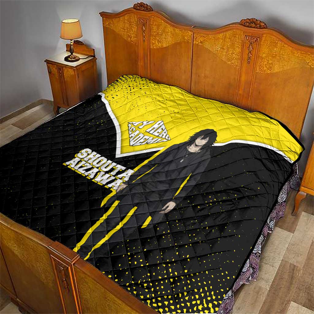 Shouta Aizawa My Hero Academia Quilt Anime Grunge Splatter Graphic Style