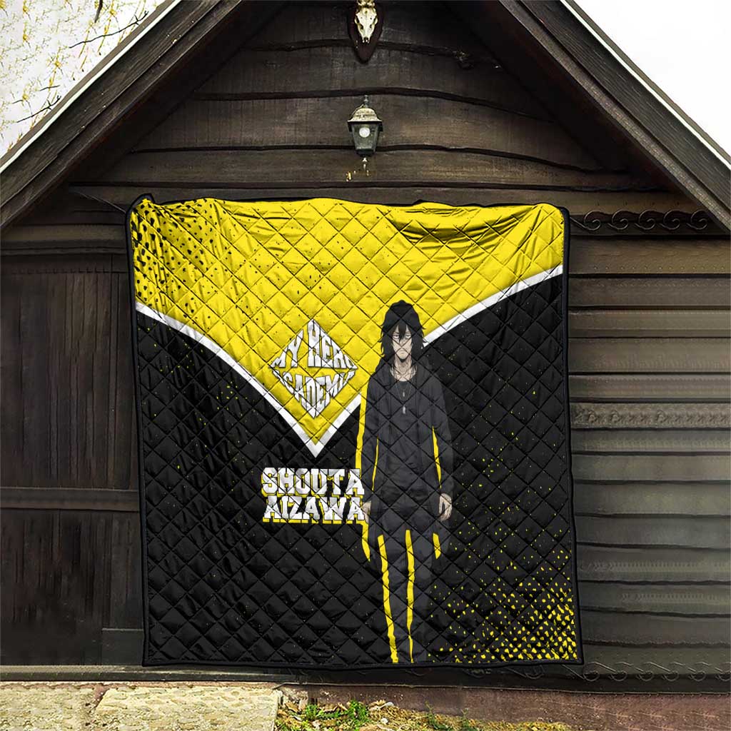 Shouta Aizawa My Hero Academia Quilt Anime Grunge Splatter Graphic Style