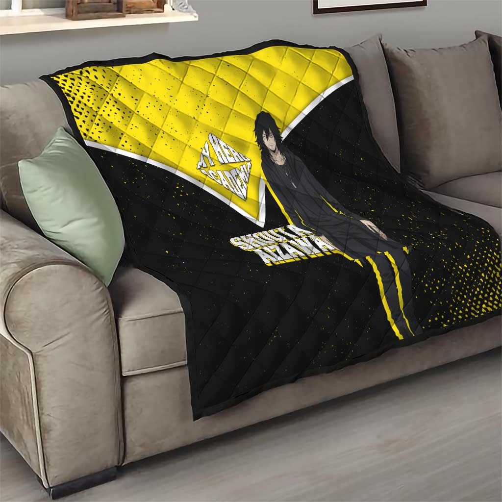 Shouta Aizawa My Hero Academia Quilt Anime Grunge Splatter Graphic Style