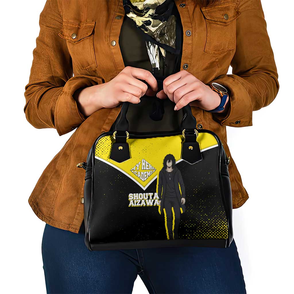 Shouta Aizawa My Hero Academia Shoulder Handbag Anime Grunge Splatter Graphic Style