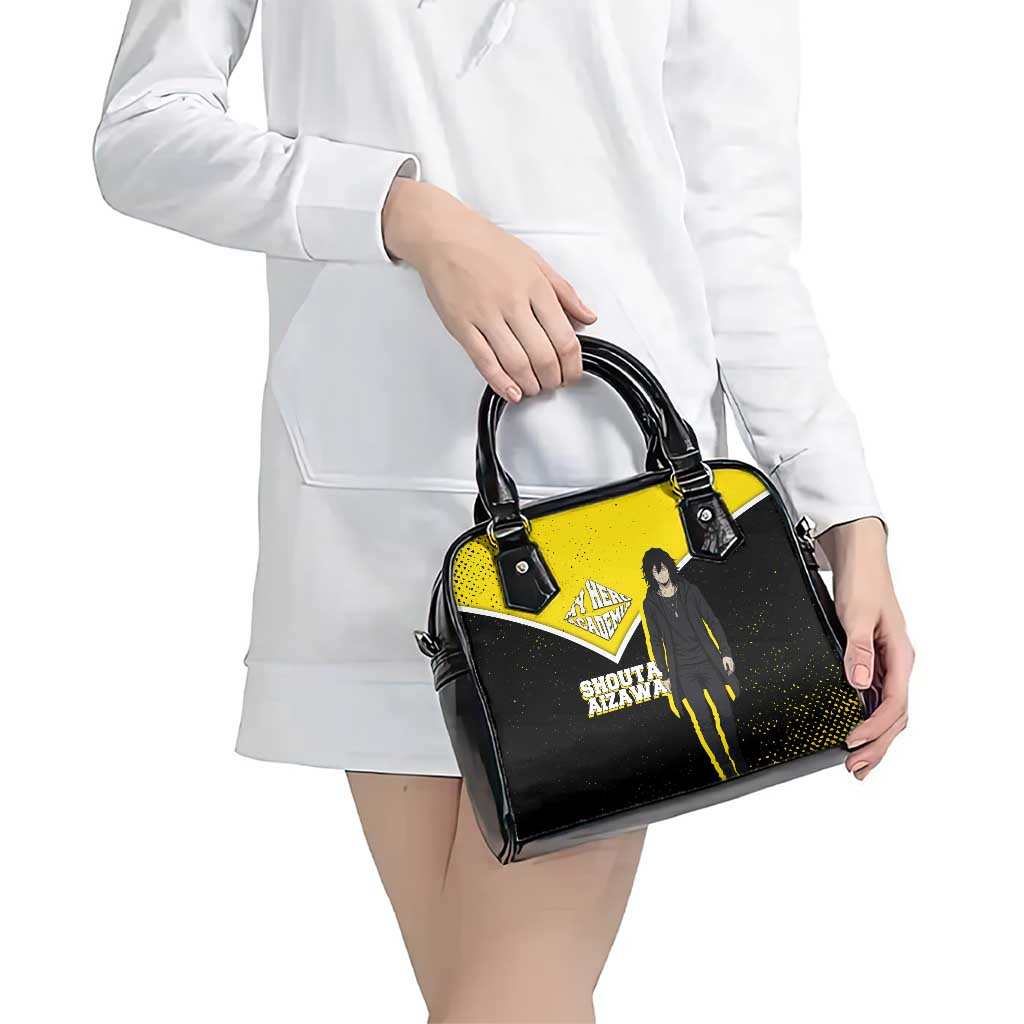 Shouta Aizawa My Hero Academia Shoulder Handbag Anime Grunge Splatter Graphic Style