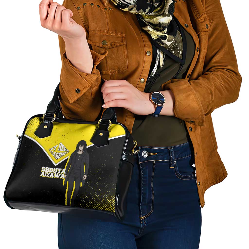 Shouta Aizawa My Hero Academia Shoulder Handbag Anime Grunge Splatter Graphic Style