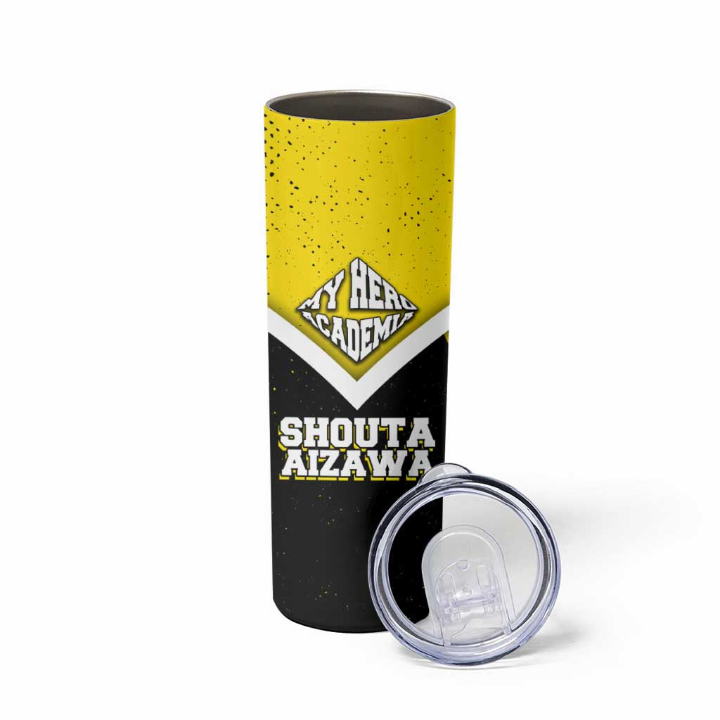 Shouta Aizawa My Hero Academia Skinny Tumbler Anime Grunge Splatter Graphic Style