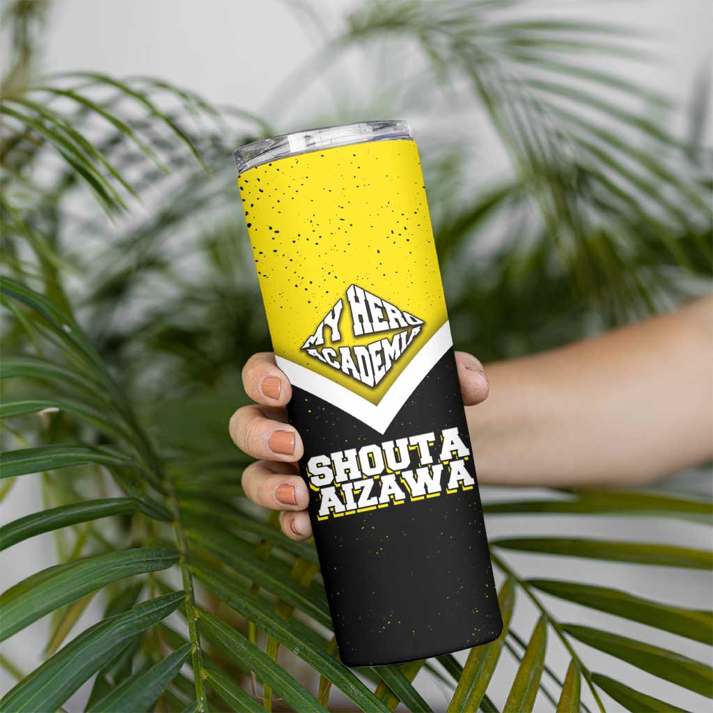 Shouta Aizawa My Hero Academia Skinny Tumbler Anime Grunge Splatter Graphic Style
