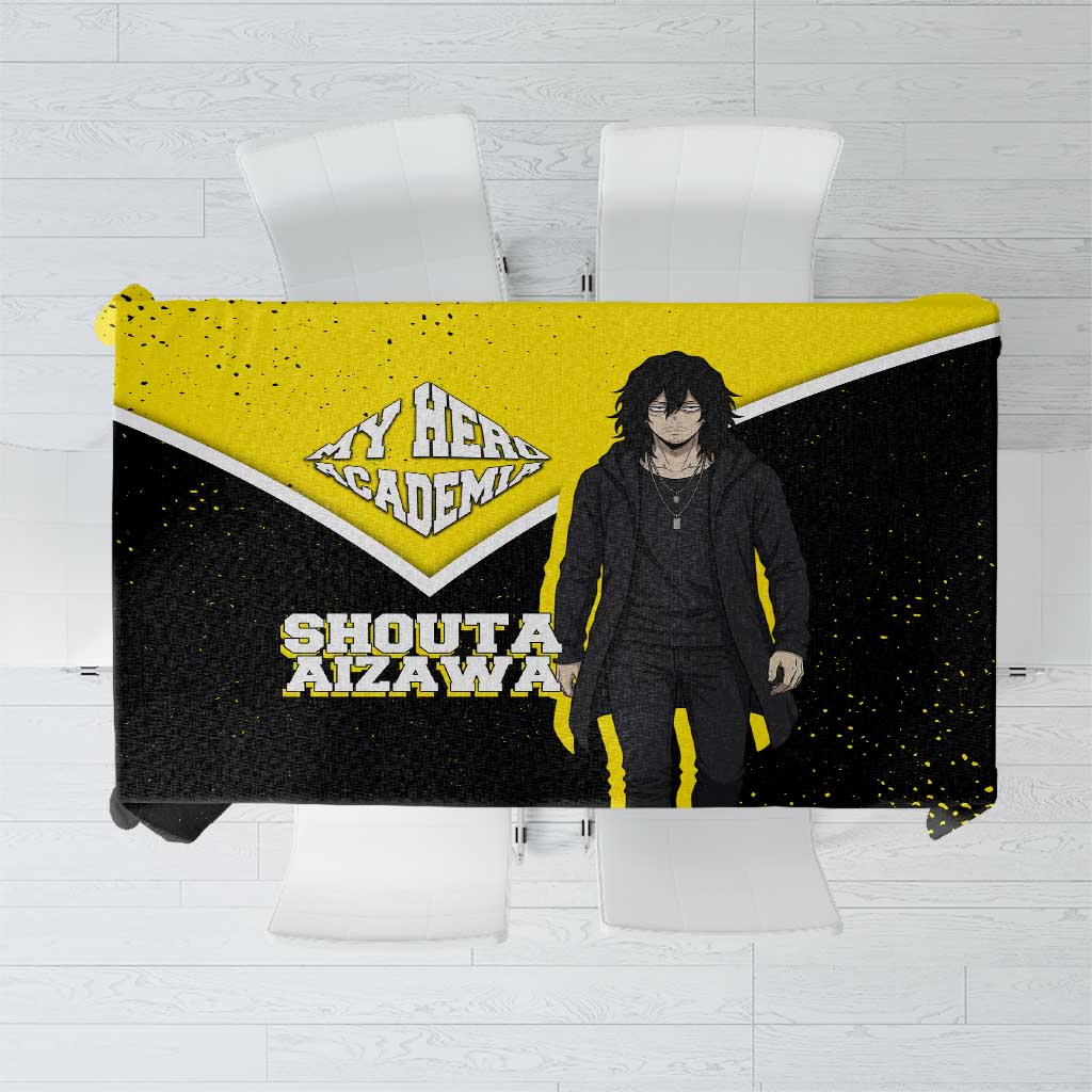 Shouta Aizawa My Hero Academia Tablecloth Anime Grunge Splatter Graphic Style