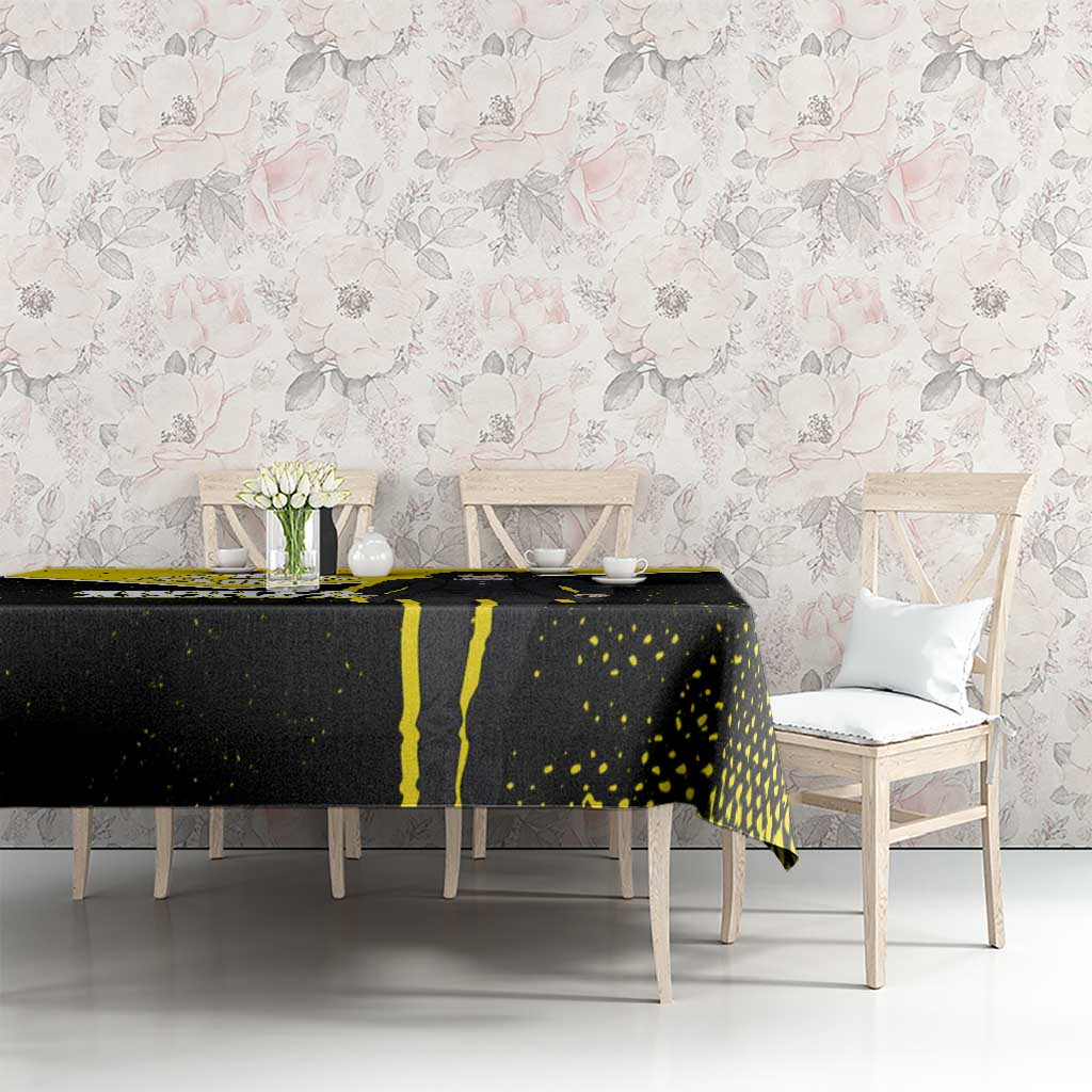 Shouta Aizawa My Hero Academia Tablecloth Anime Grunge Splatter Graphic Style