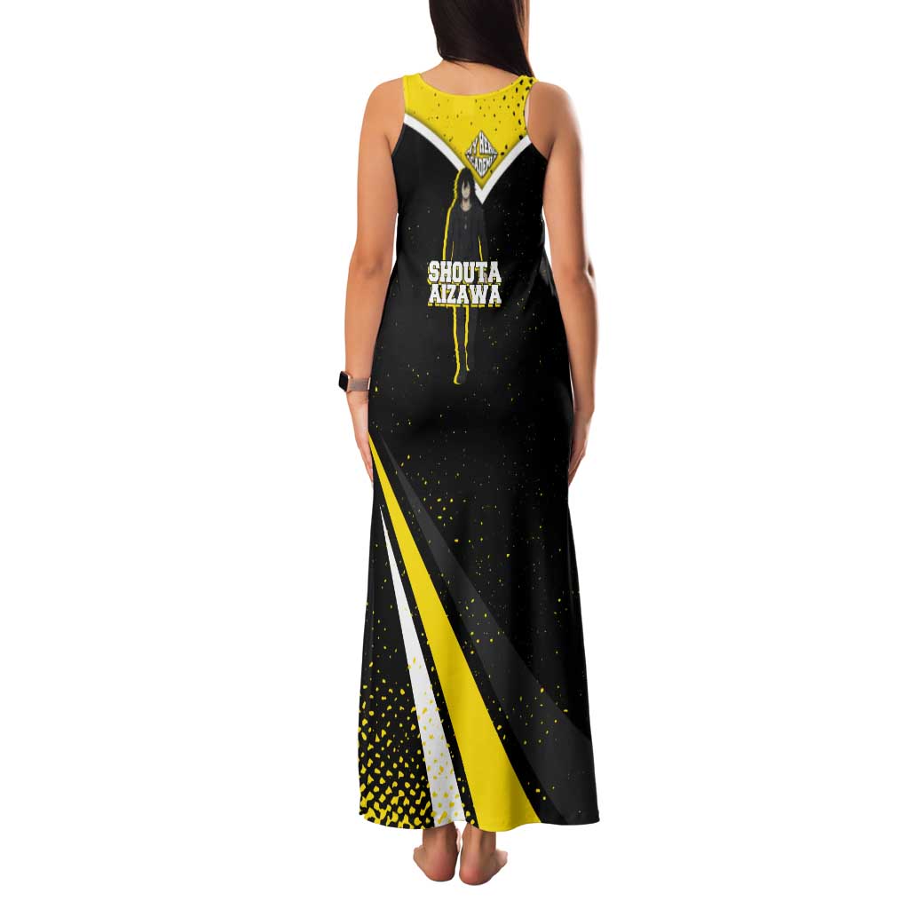 Shouta Aizawa My Hero Academia Tank Maxi Dress Anime Grunge Splatter Graphic Style