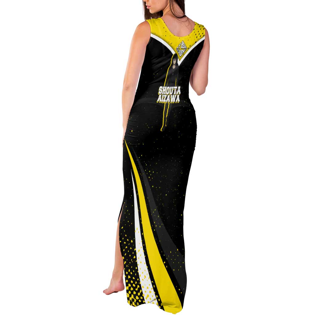 Shouta Aizawa My Hero Academia Tank Maxi Dress Anime Grunge Splatter Graphic Style