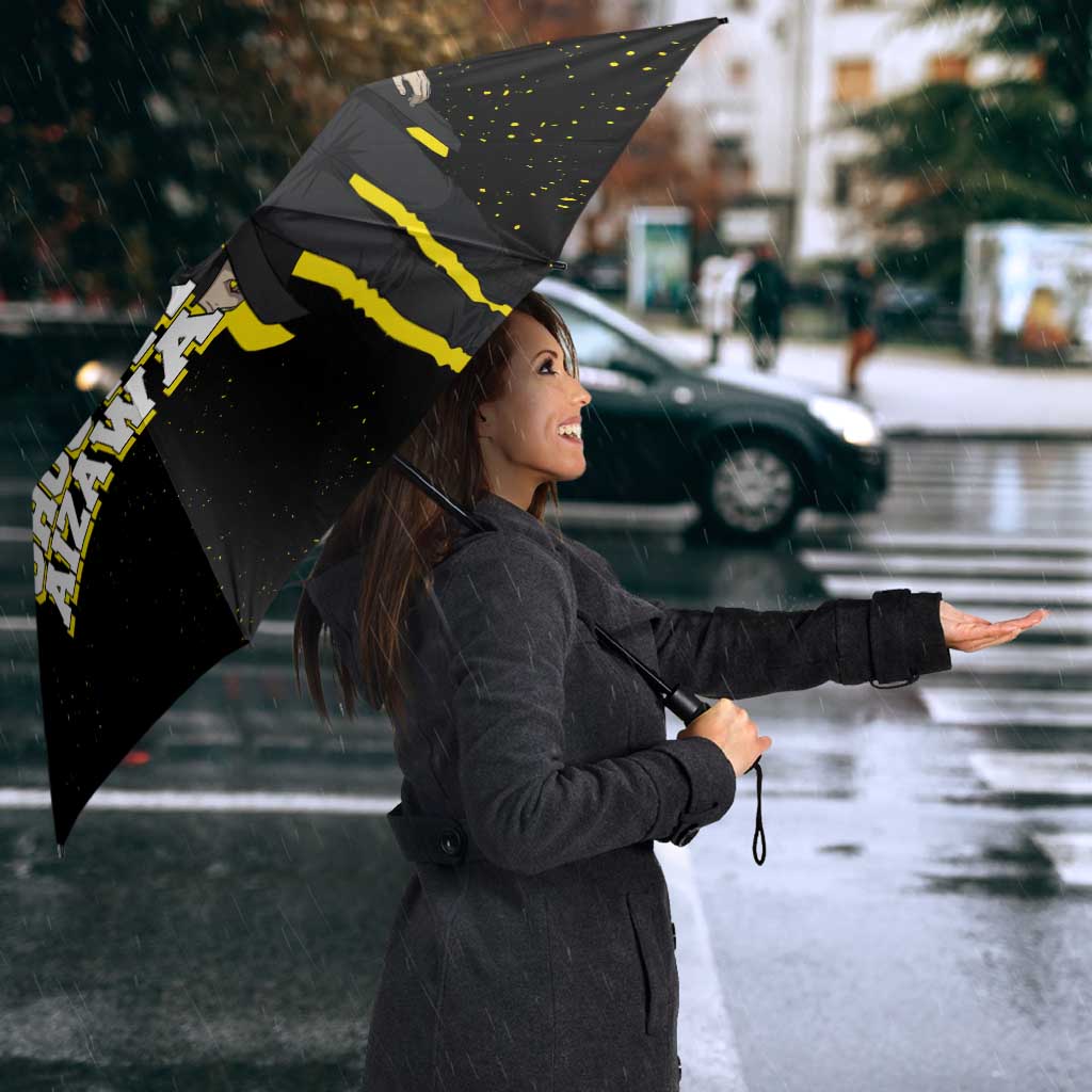 Shouta Aizawa My Hero Academia Umbrella Anime Grunge Splatter Graphic Style