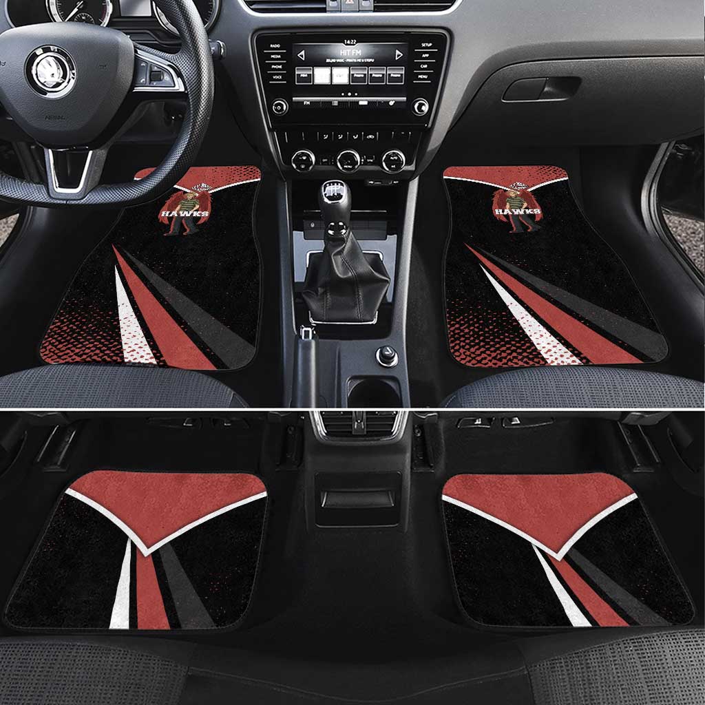 Hawks My Hero Academia Car Mats Anime Grunge Splatter Graphic Style