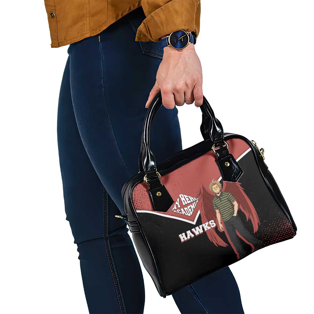 Hawks My Hero Academia Shoulder Handbag Anime Grunge Splatter Graphic Style