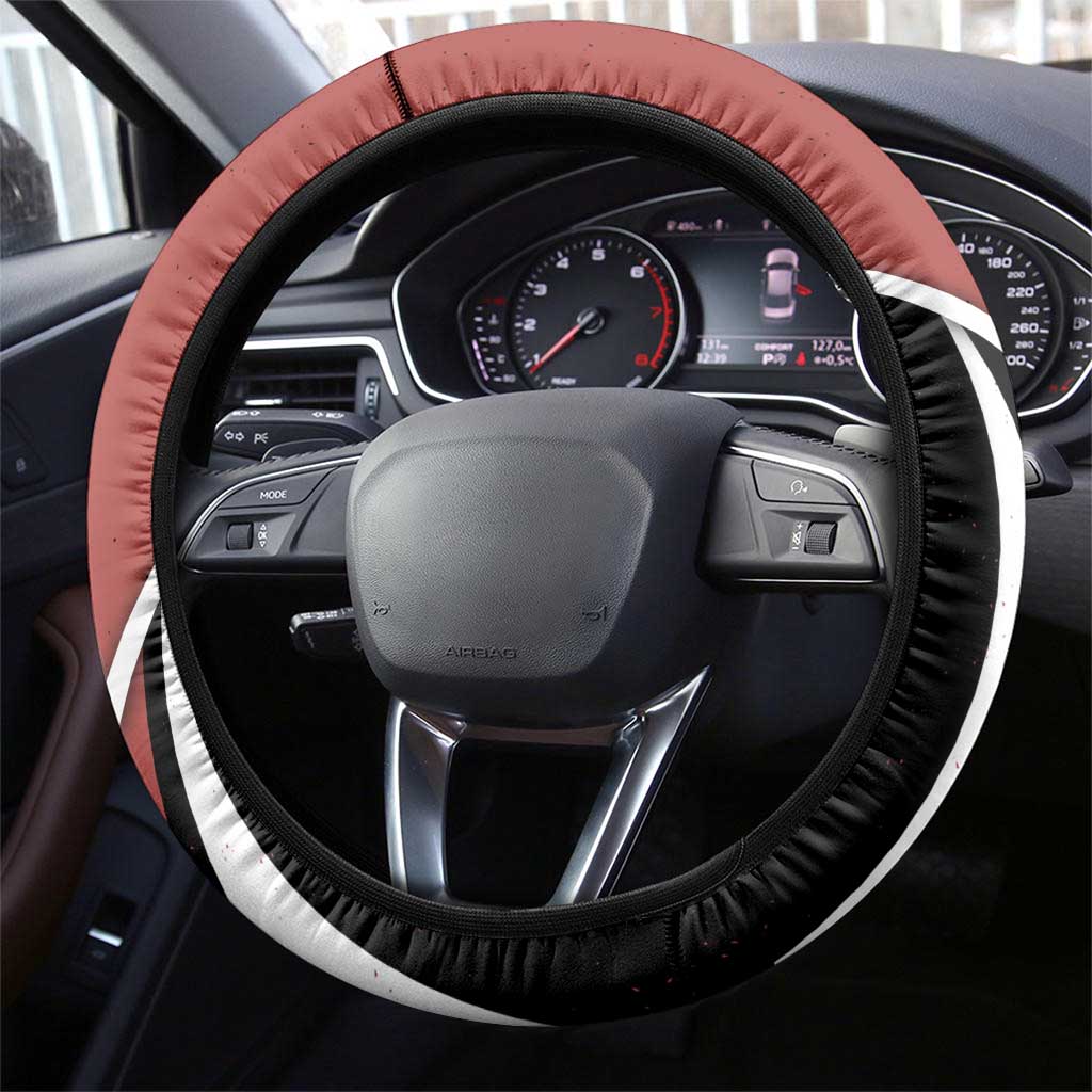 Hawks My Hero Academia Steering Wheel Cover Anime Grunge Splatter Graphic Style