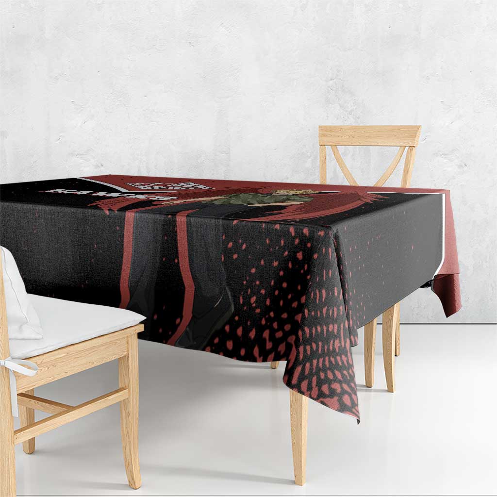 Hawks My Hero Academia Tablecloth Anime Grunge Splatter Graphic Style
