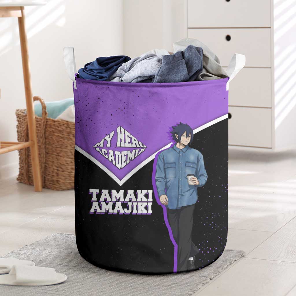 Tamaki Amajiki My Hero Academia Laundry Basket Anime Grunge Splatter Graphic Style