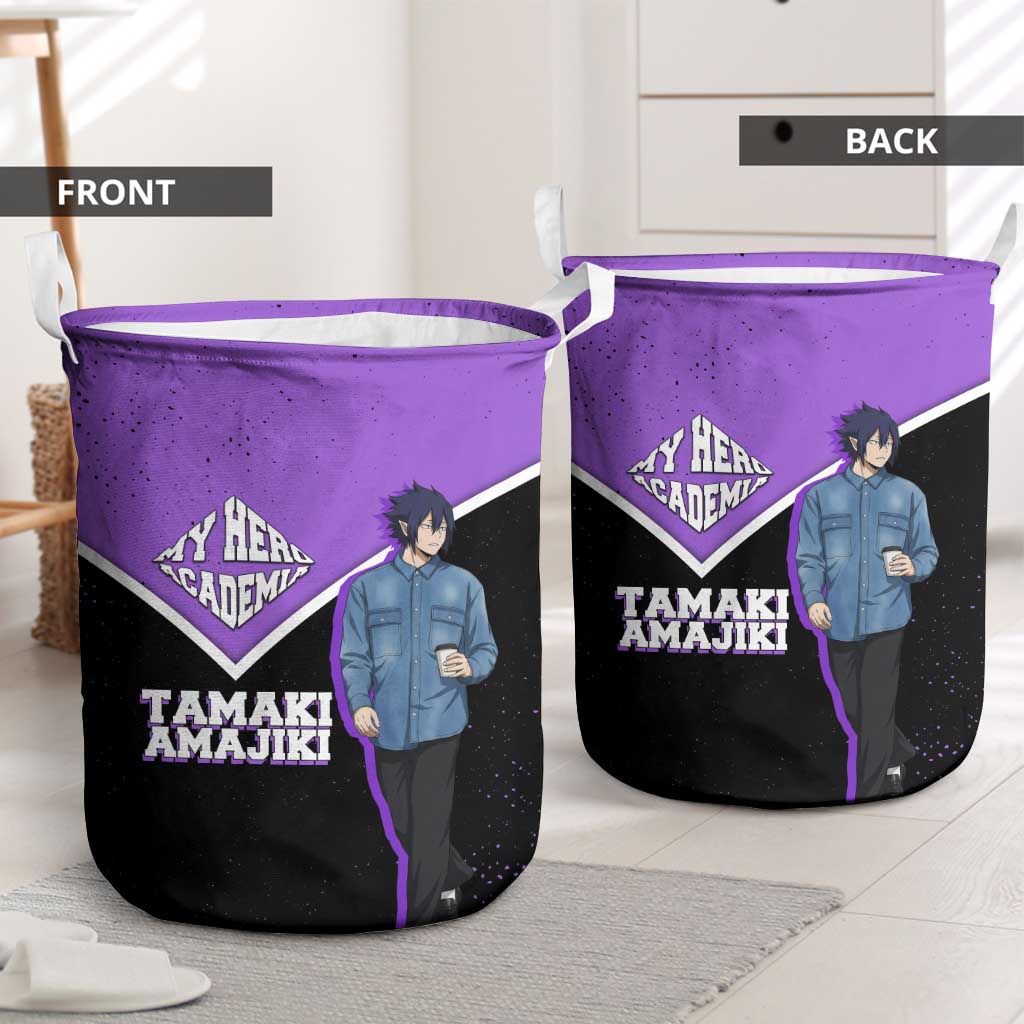 Tamaki Amajiki My Hero Academia Laundry Basket Anime Grunge Splatter Graphic Style