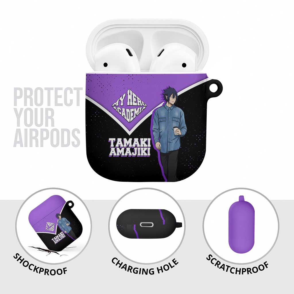 Tamaki Amajiki My Hero Academia AirPods Case Anime Grunge Splatter Graphic Style