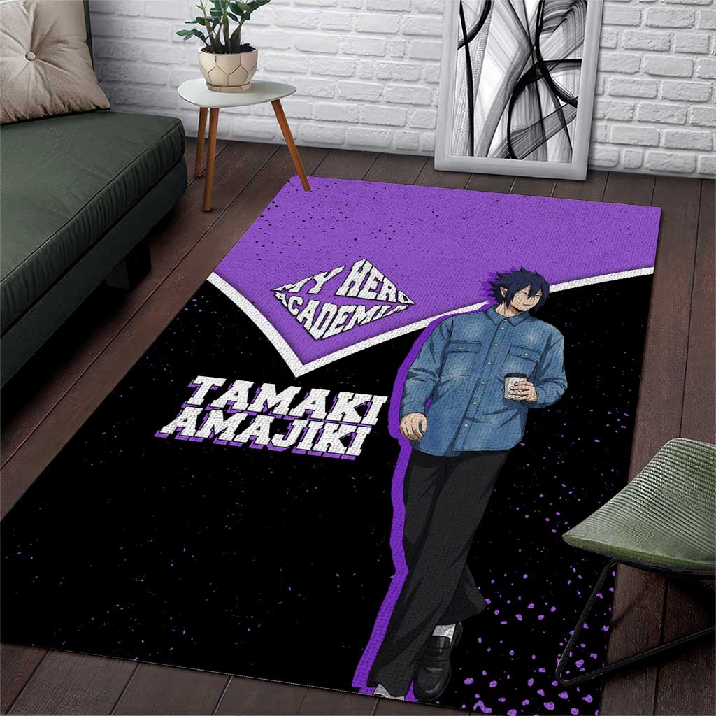 Tamaki Amajiki My Hero Academia Area Rug Anime Grunge Splatter Graphic Style