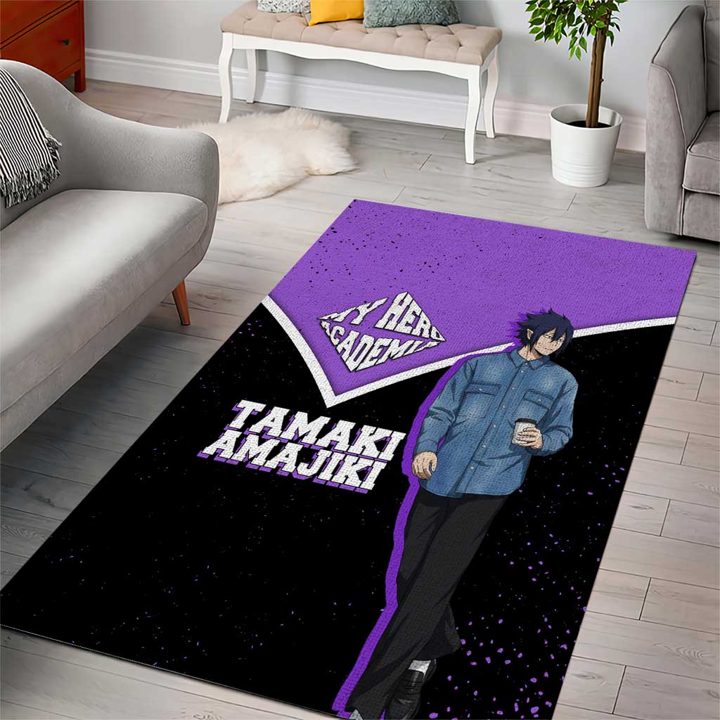 Tamaki Amajiki My Hero Academia Area Rug Anime Grunge Splatter Graphic Style