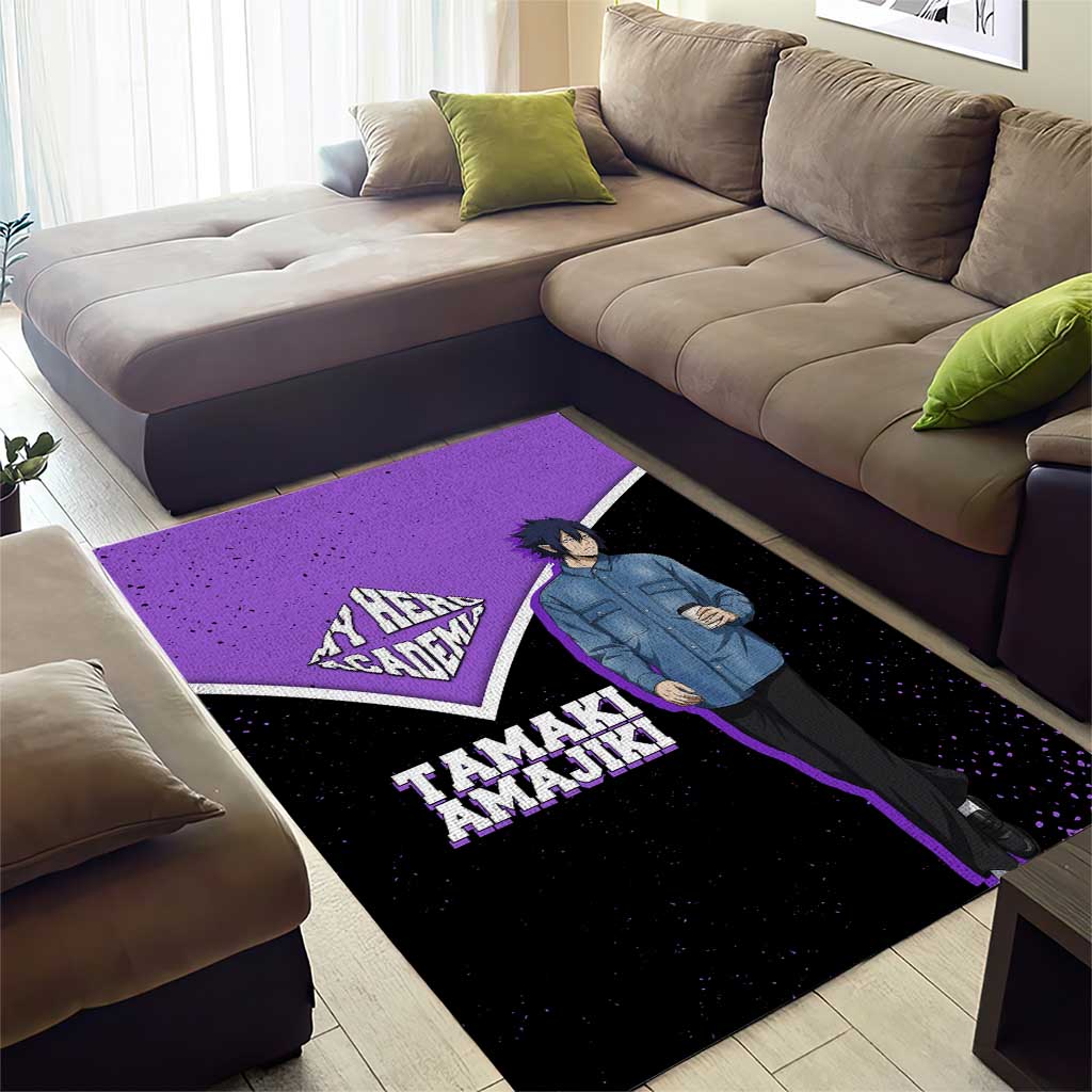 Tamaki Amajiki My Hero Academia Area Rug Anime Grunge Splatter Graphic Style