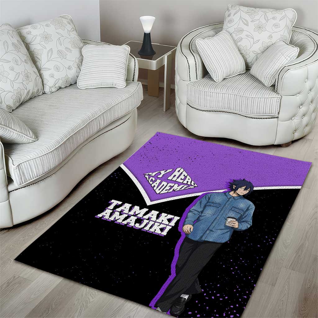 Tamaki Amajiki My Hero Academia Area Rug Anime Grunge Splatter Graphic Style