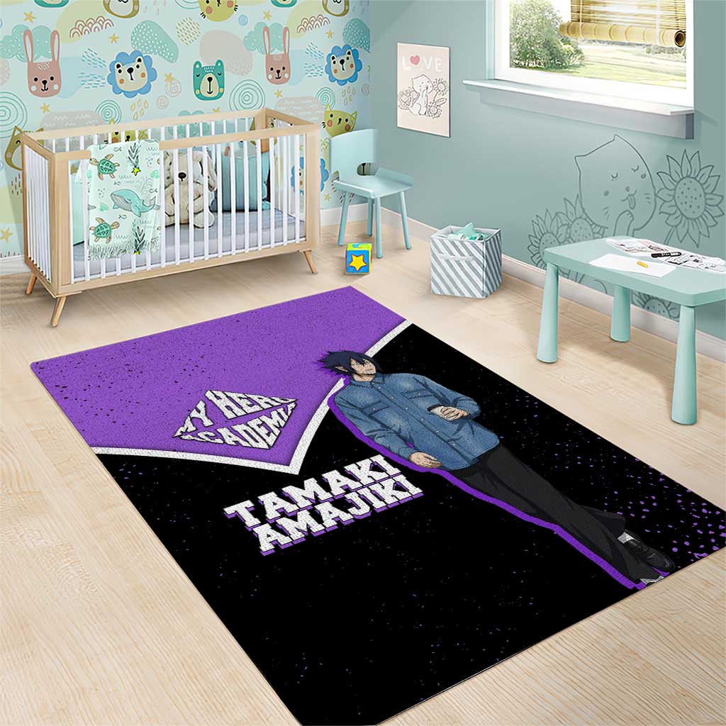 Tamaki Amajiki My Hero Academia Area Rug Anime Grunge Splatter Graphic Style