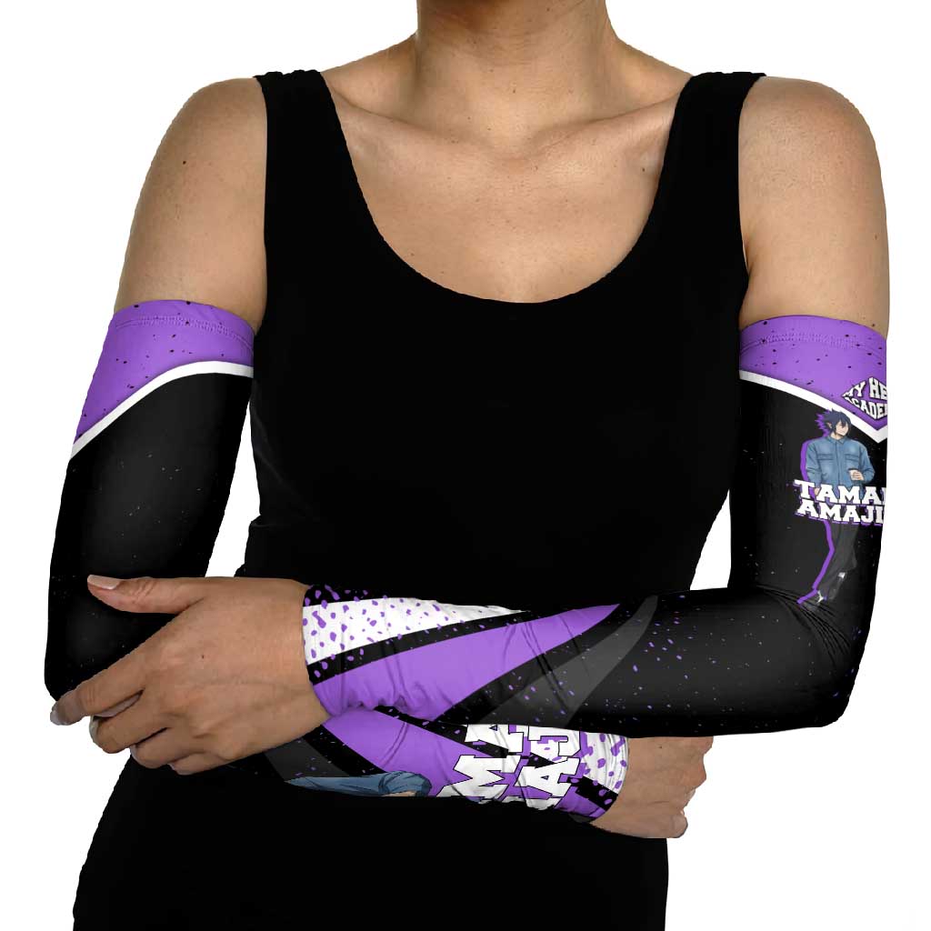 Tamaki Amajiki My Hero Academia Arm Sleeves Anime Grunge Splatter Graphic Style