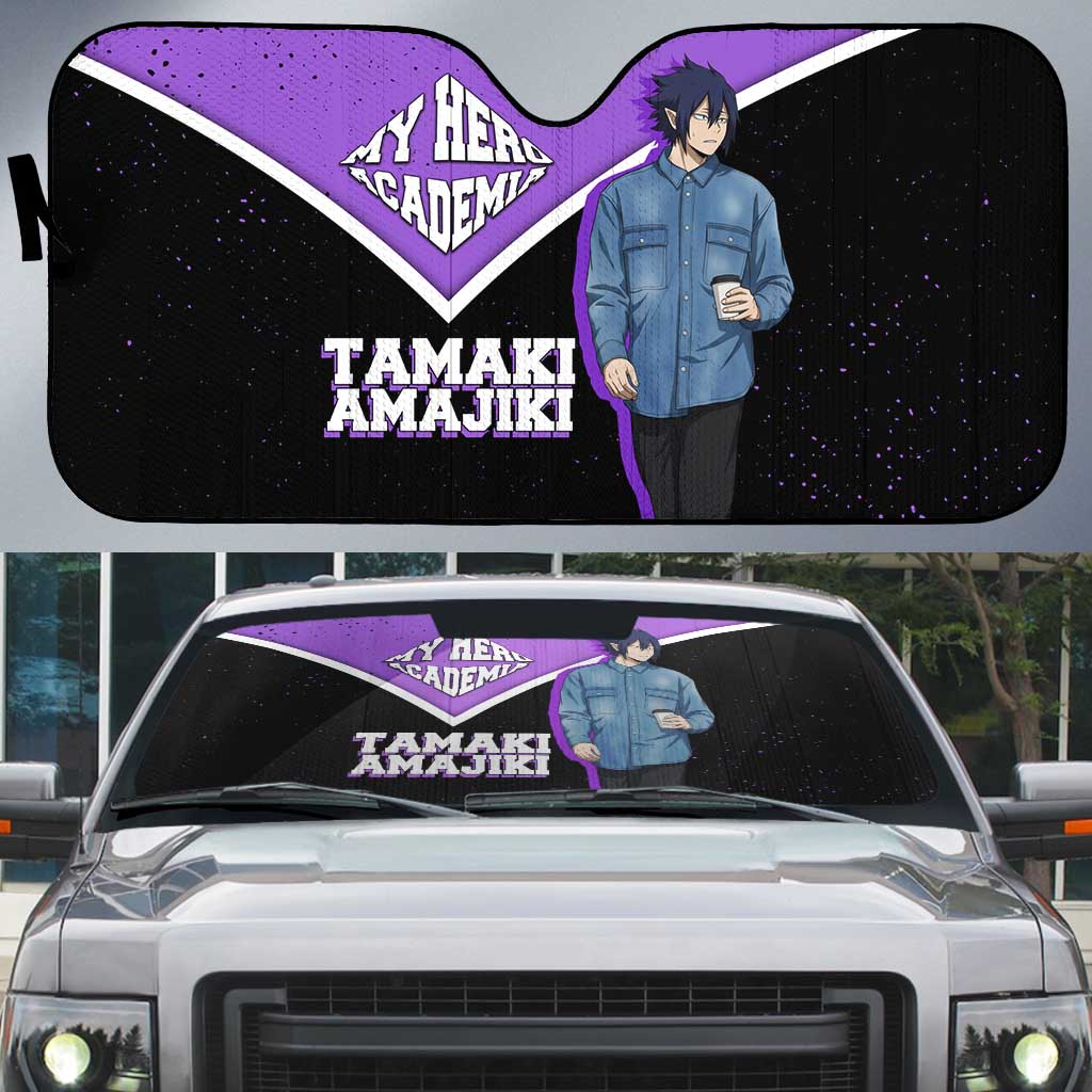 Tamaki Amajiki My Hero Academia Auto Sun Shade Anime Grunge Splatter Graphic Style