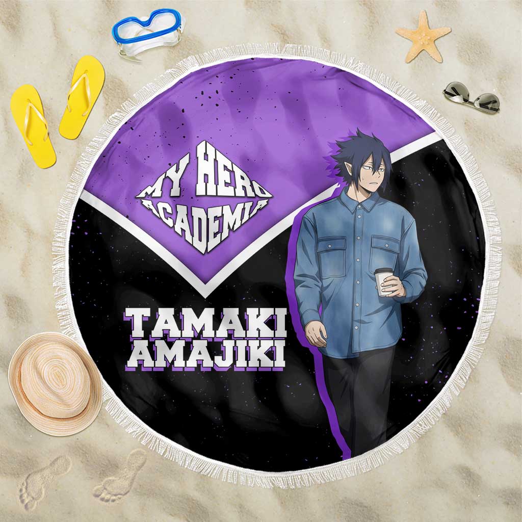 Tamaki Amajiki My Hero Academia Beach Blanket Anime Grunge Splatter Graphic Style