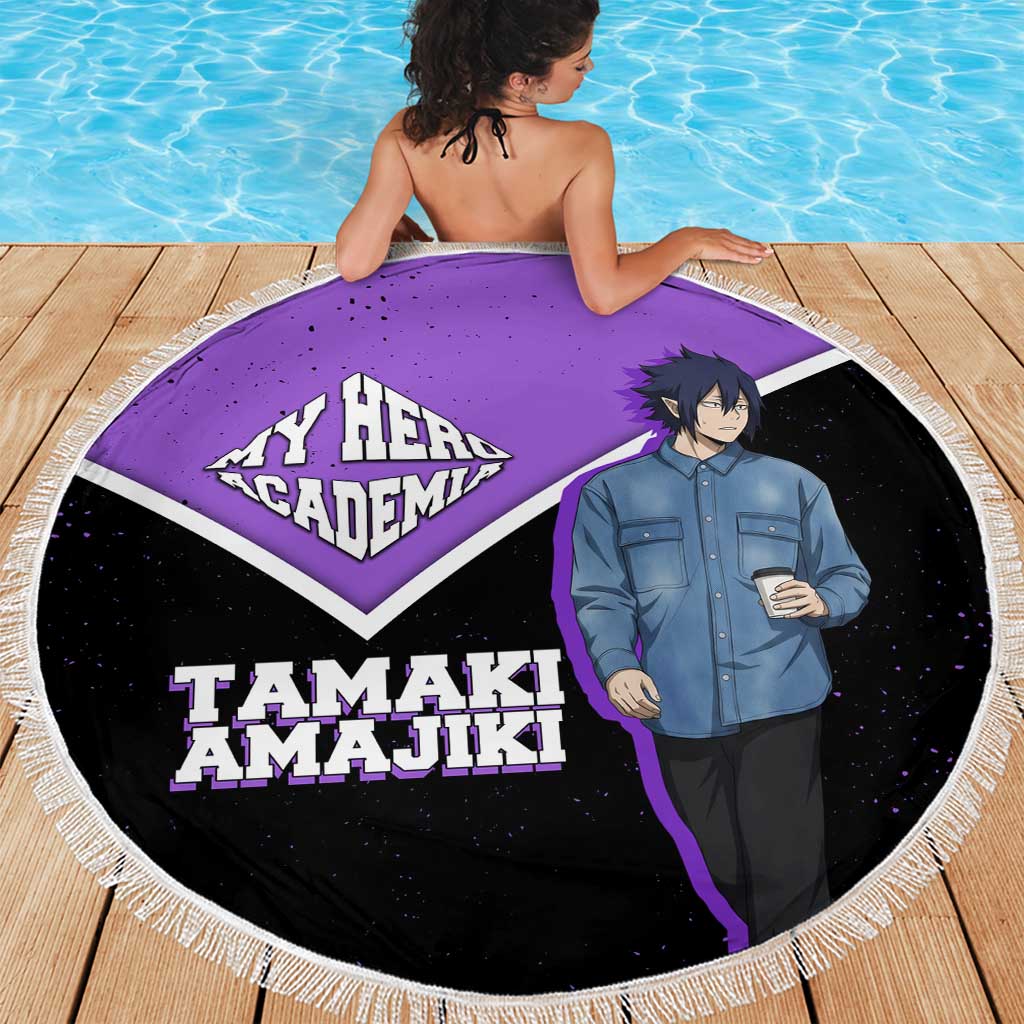 Tamaki Amajiki My Hero Academia Beach Blanket Anime Grunge Splatter Graphic Style