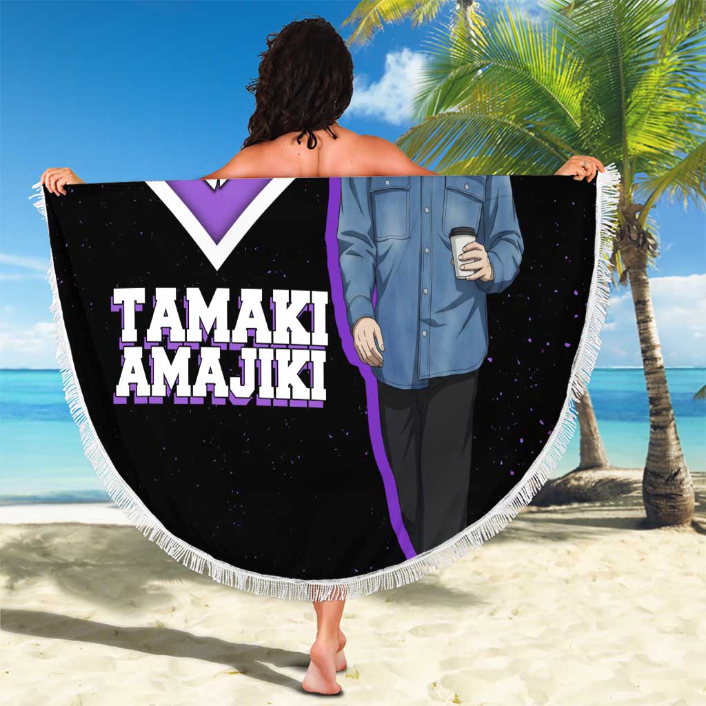Tamaki Amajiki My Hero Academia Beach Blanket Anime Grunge Splatter Graphic Style