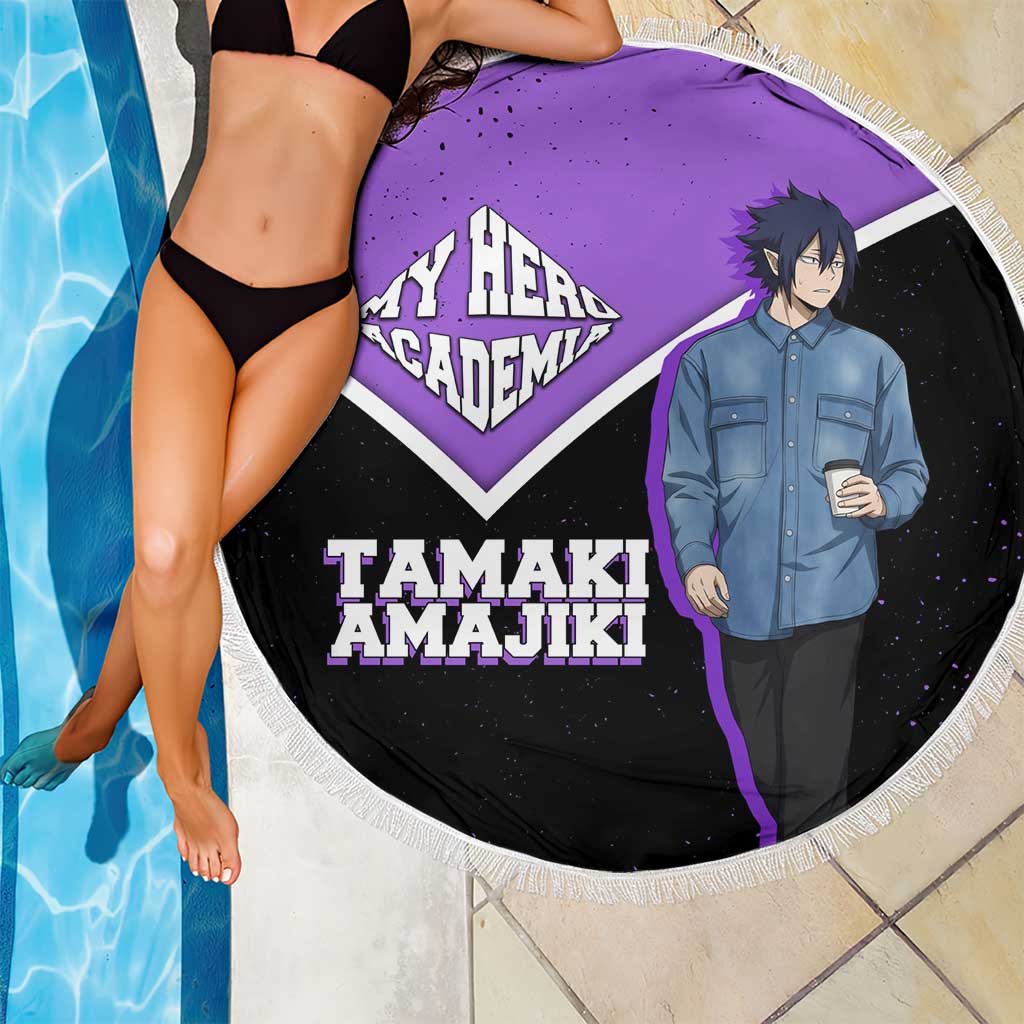 Tamaki Amajiki My Hero Academia Beach Blanket Anime Grunge Splatter Graphic Style