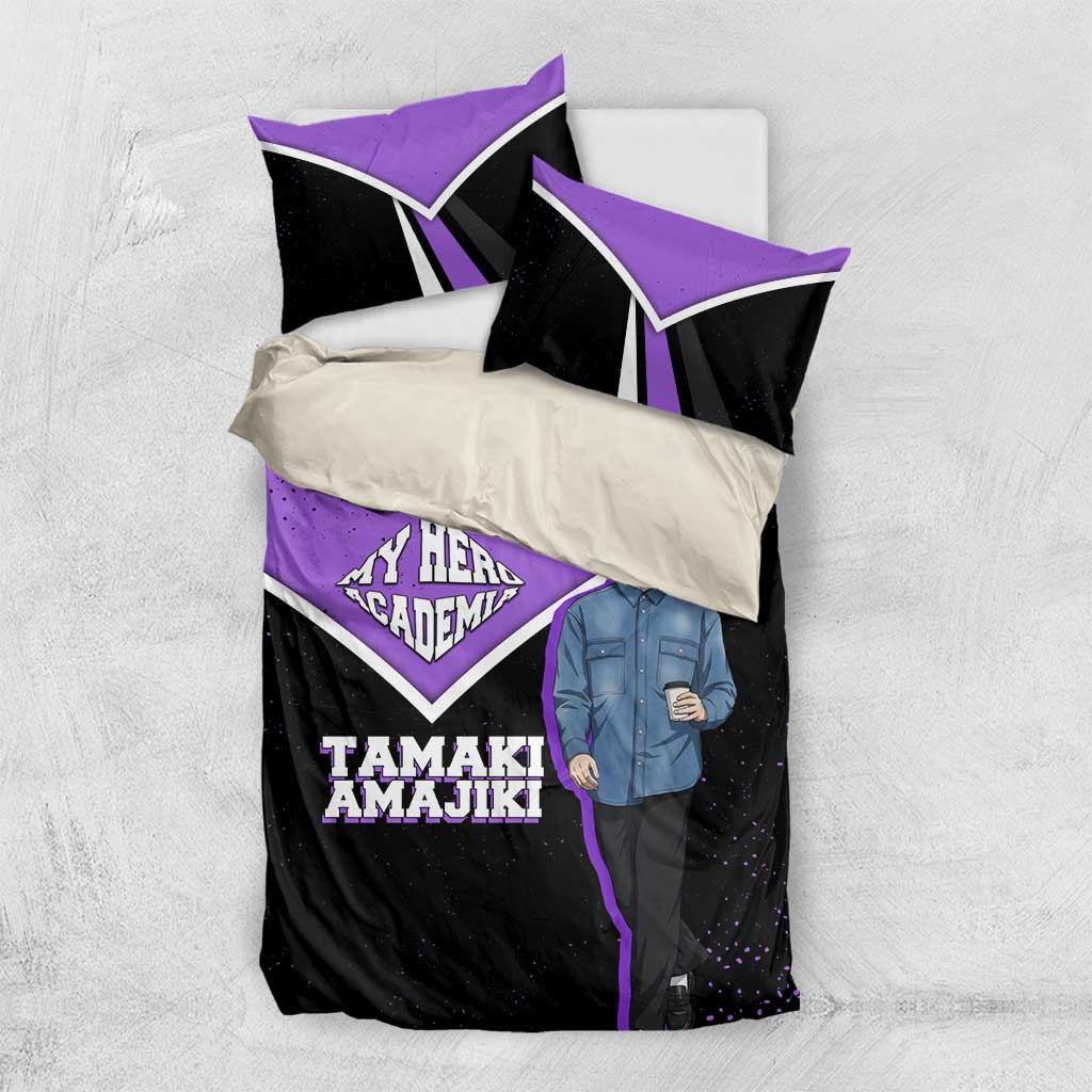 Tamaki Amajiki My Hero Academia Bedding Set Anime Grunge Splatter Graphic Style