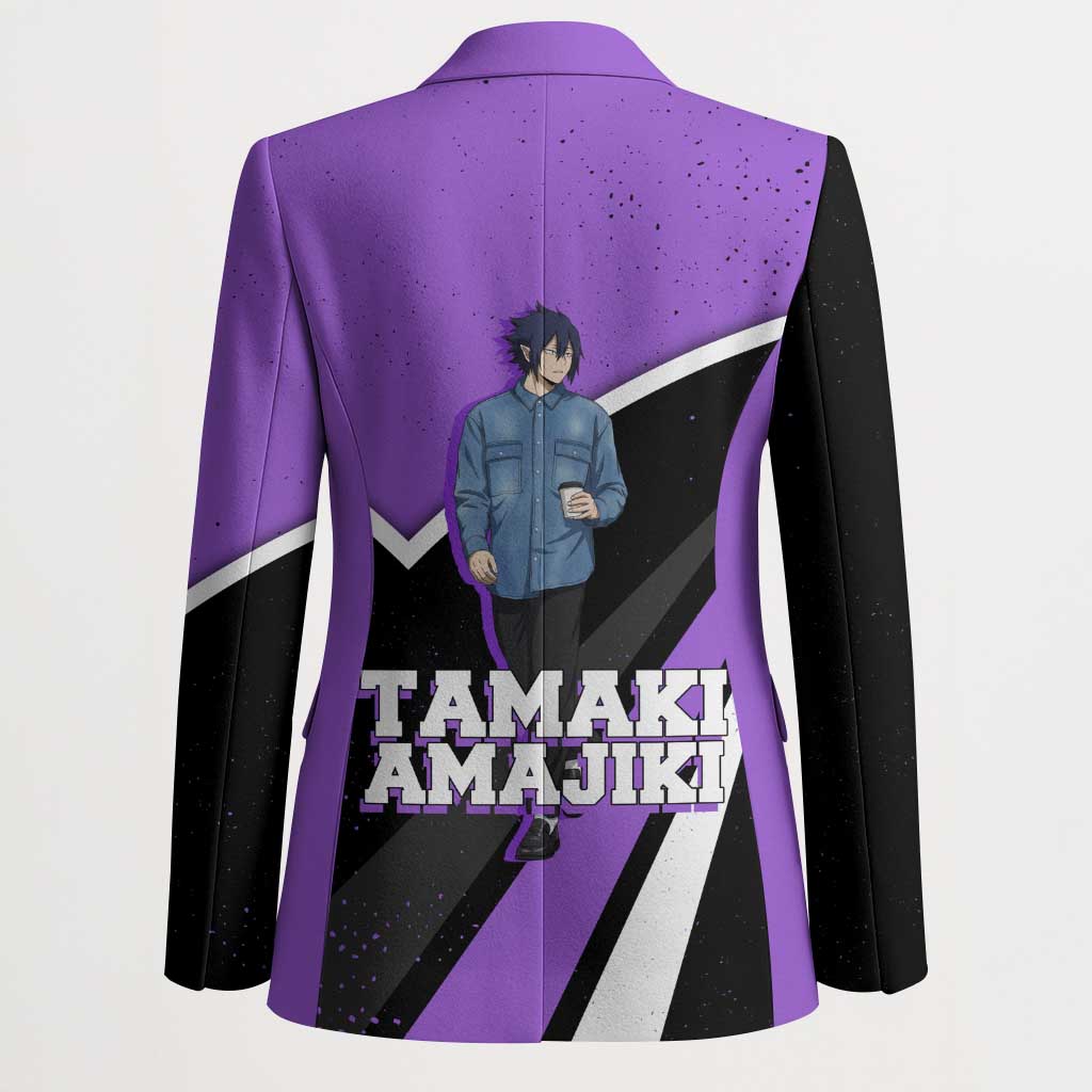 Tamaki Amajiki My Hero Academia Blazer Anime Grunge Splatter Graphic Style