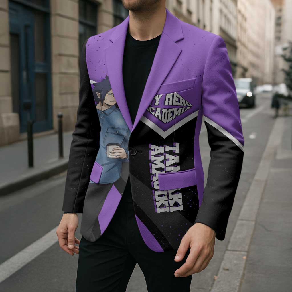 Tamaki Amajiki My Hero Academia Blazer Anime Grunge Splatter Graphic Style