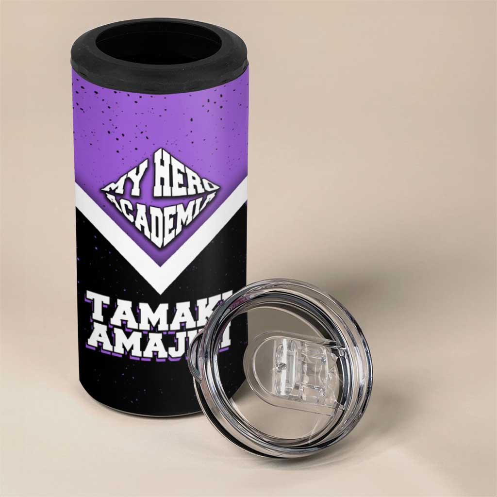 Tamaki Amajiki My Hero Academia 4 in 1 Can Cooler Tumbler Anime Grunge Splatter Graphic Style