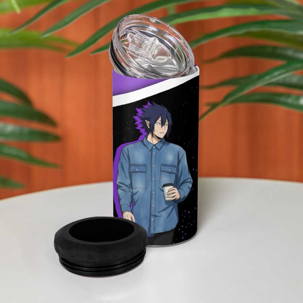 Tamaki Amajiki My Hero Academia 4 in 1 Can Cooler Tumbler Anime Grunge Splatter Graphic Style