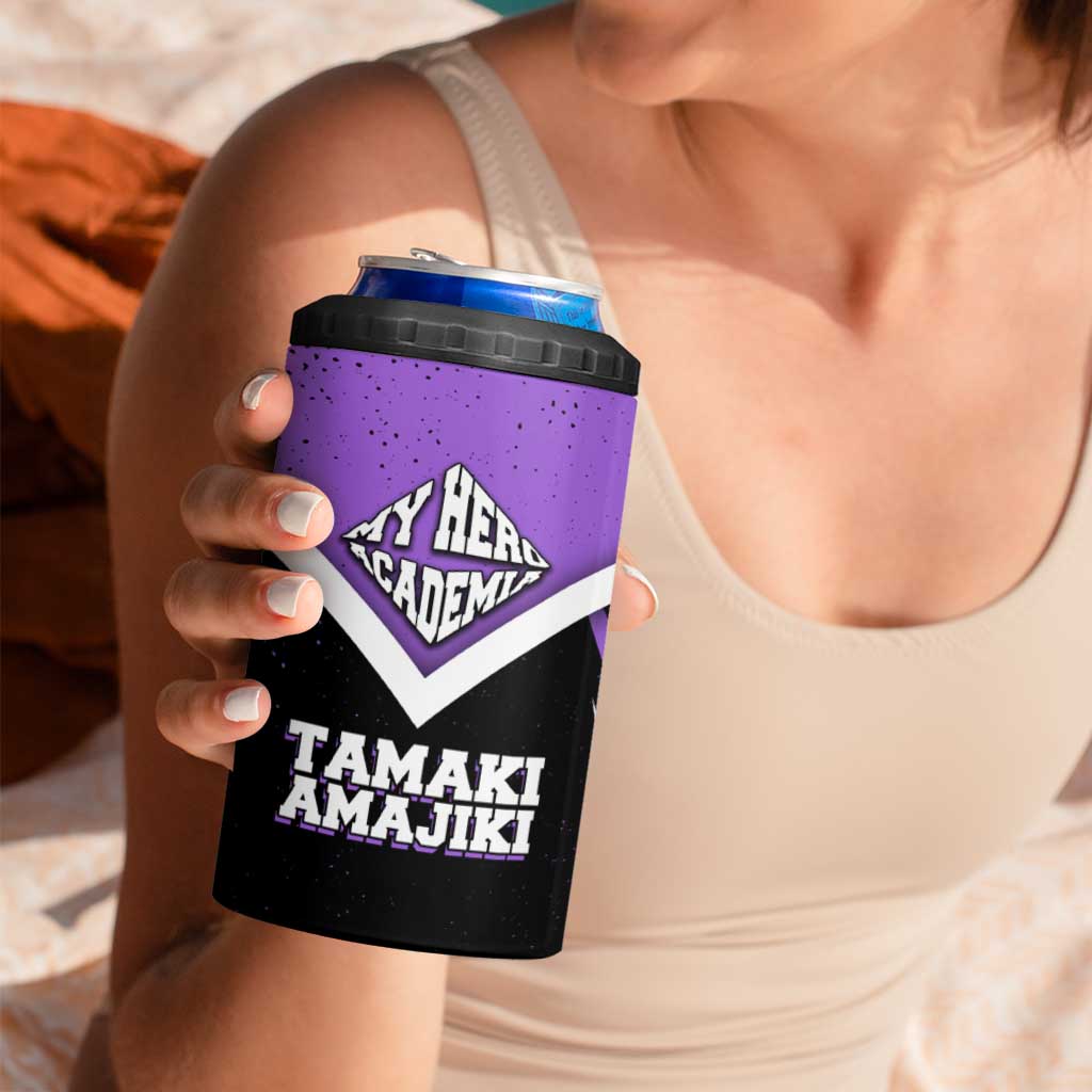 Tamaki Amajiki My Hero Academia 4 in 1 Can Cooler Tumbler Anime Grunge Splatter Graphic Style