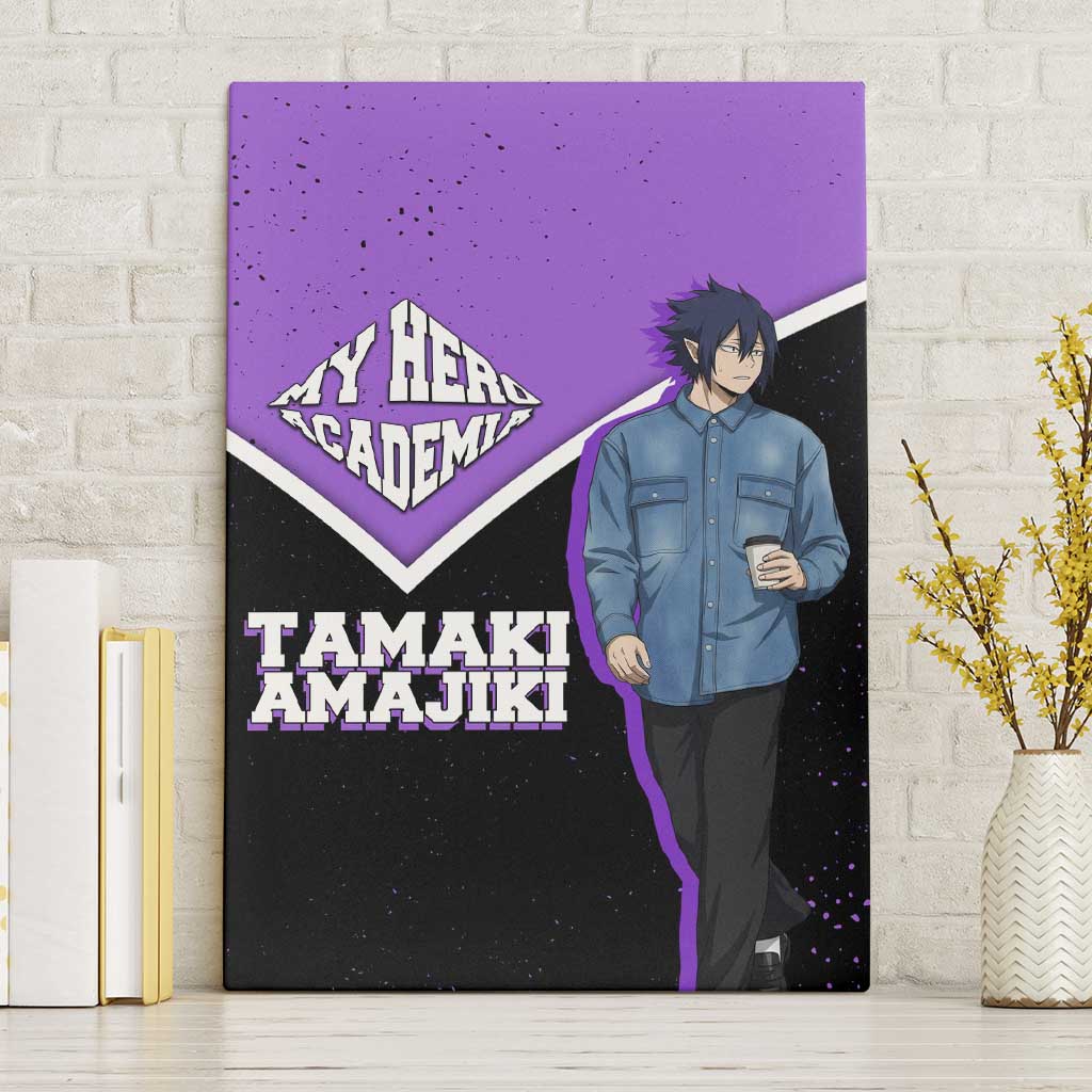 Tamaki Amajiki My Hero Academia Canvas Wall Art Anime Grunge Splatter Graphic Style