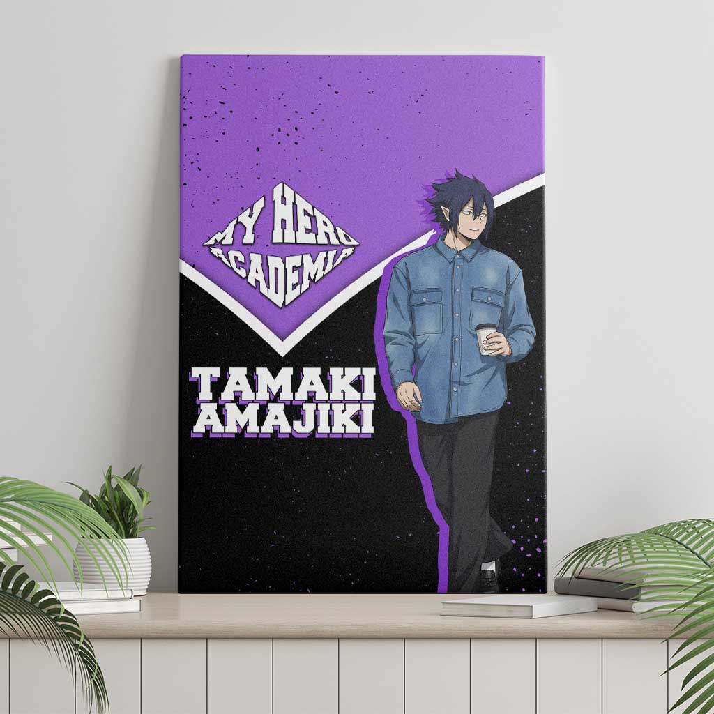 Tamaki Amajiki My Hero Academia Canvas Wall Art Anime Grunge Splatter Graphic Style