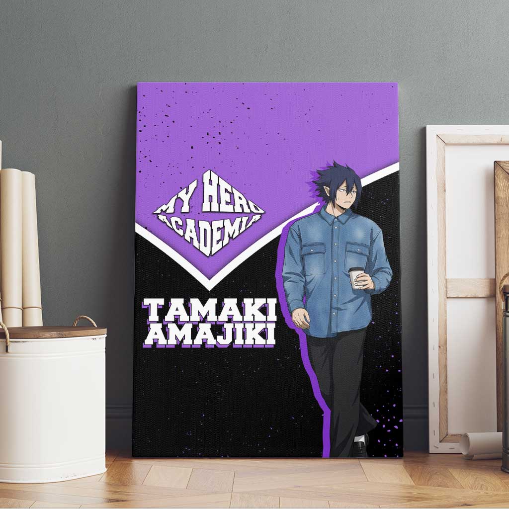 Tamaki Amajiki My Hero Academia Canvas Wall Art Anime Grunge Splatter Graphic Style