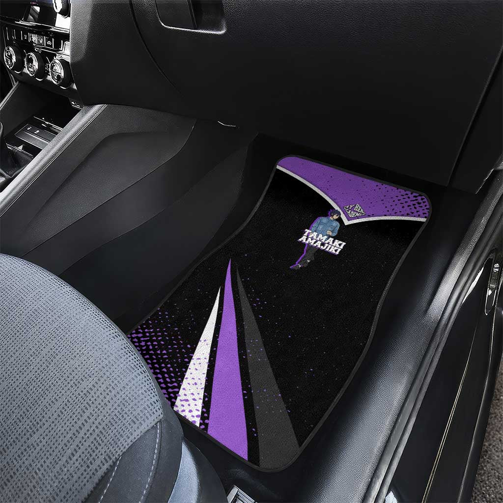 Tamaki Amajiki My Hero Academia Car Mats Anime Grunge Splatter Graphic Style