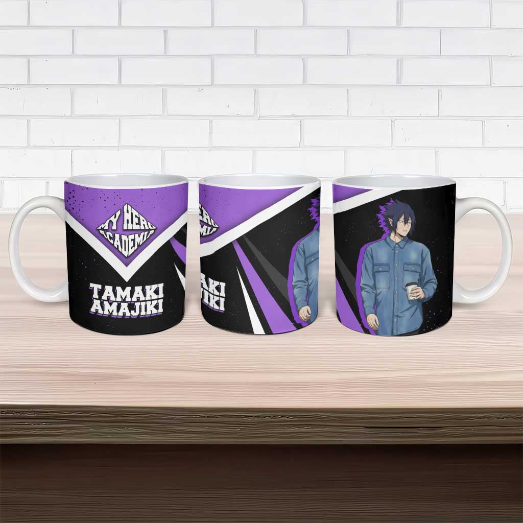 Tamaki Amajiki My Hero Academia Ceramic Mug Anime Grunge Splatter Graphic Style